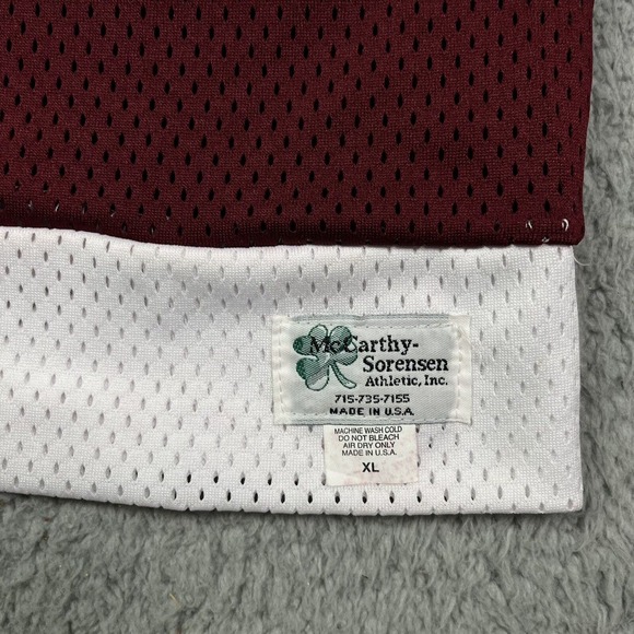 Vintage Wisconsin Hockey Jersey WI WAHA Size XL - Picture 8 of 10